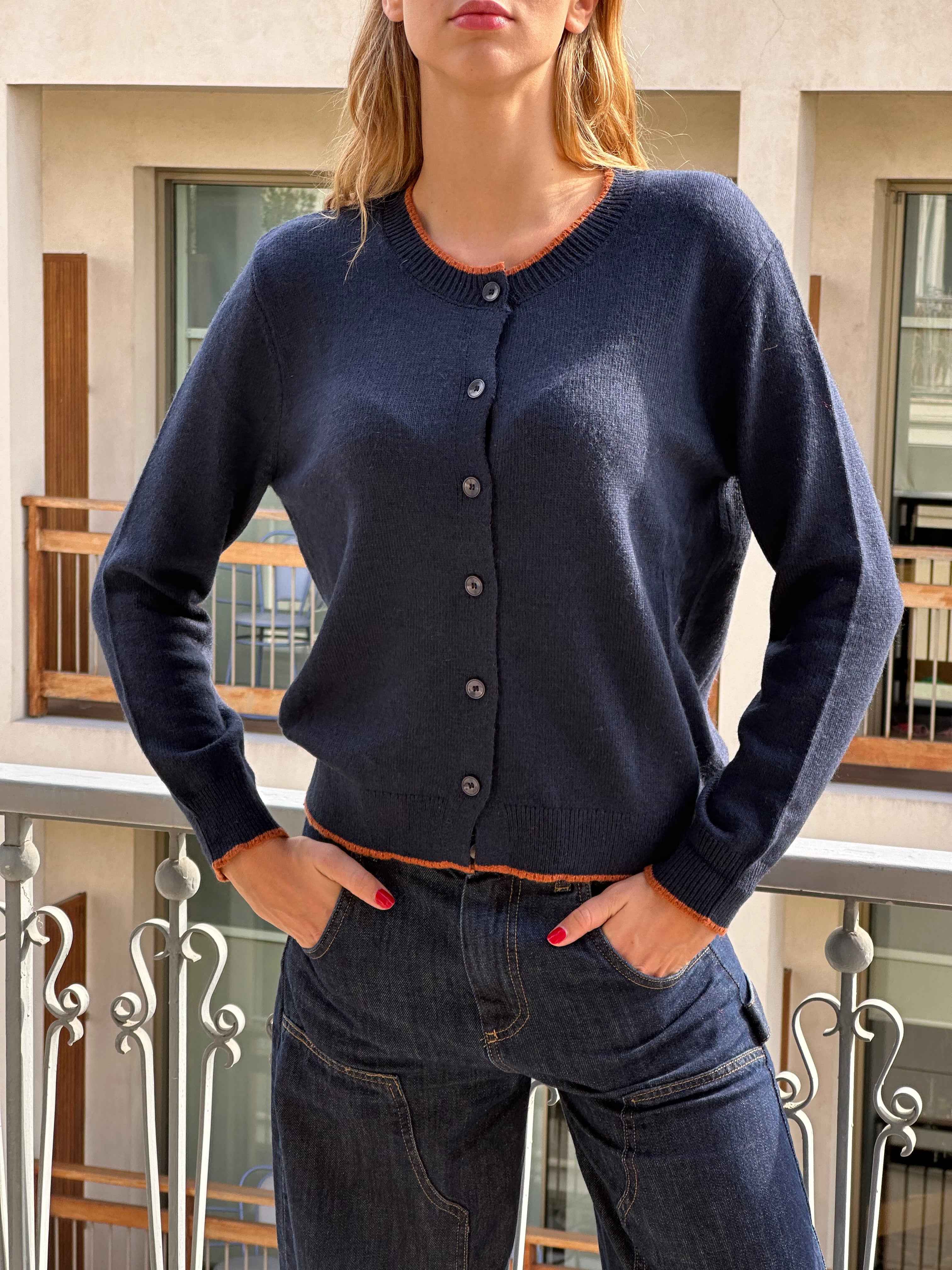 Button up sweater