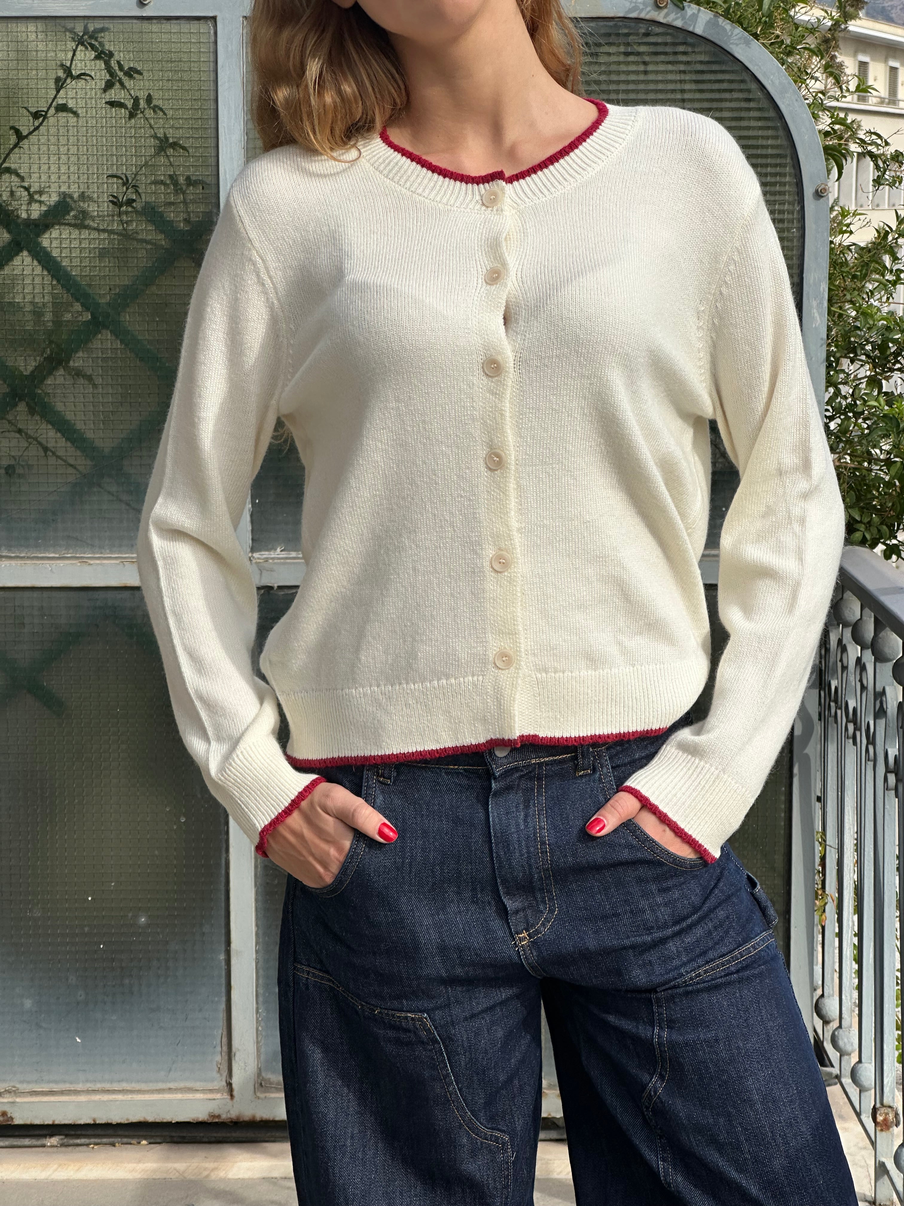 Button up sweater