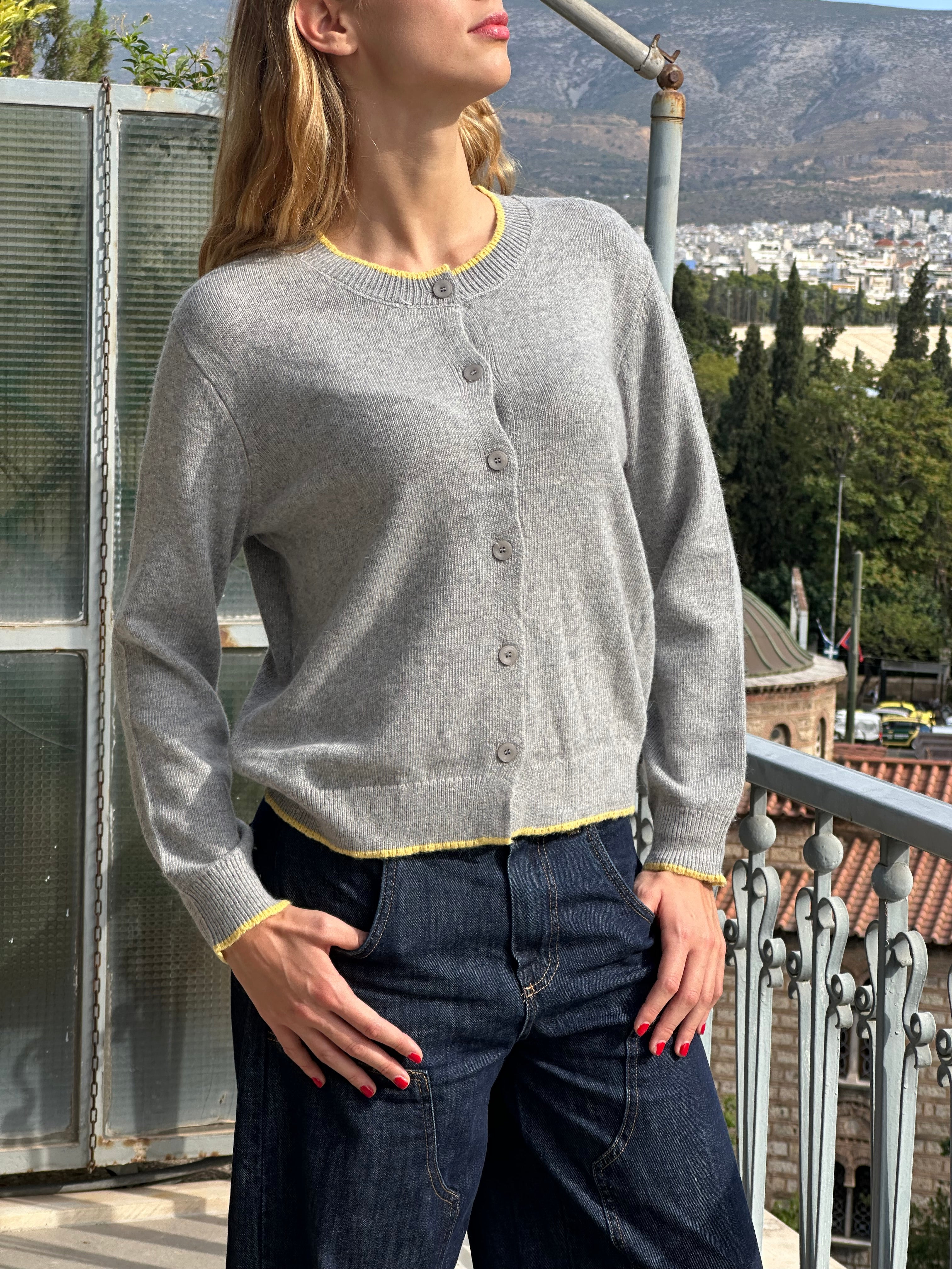 Button up sweater