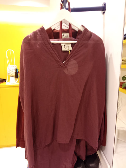 Johanna light v neck blouse S026
