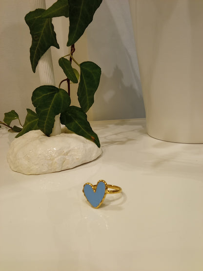 Heart colour ring