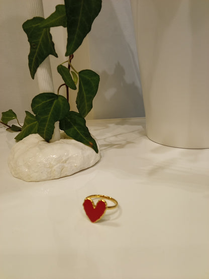 Heart colour ring