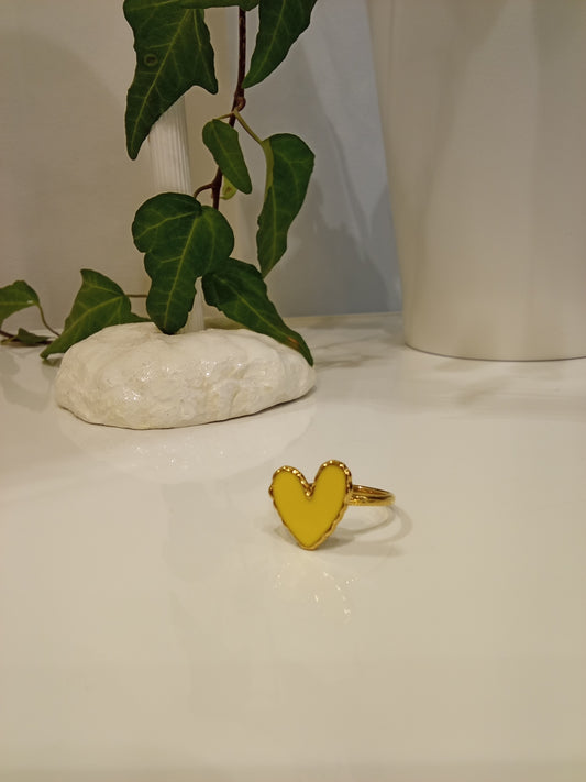 Heart colour ring