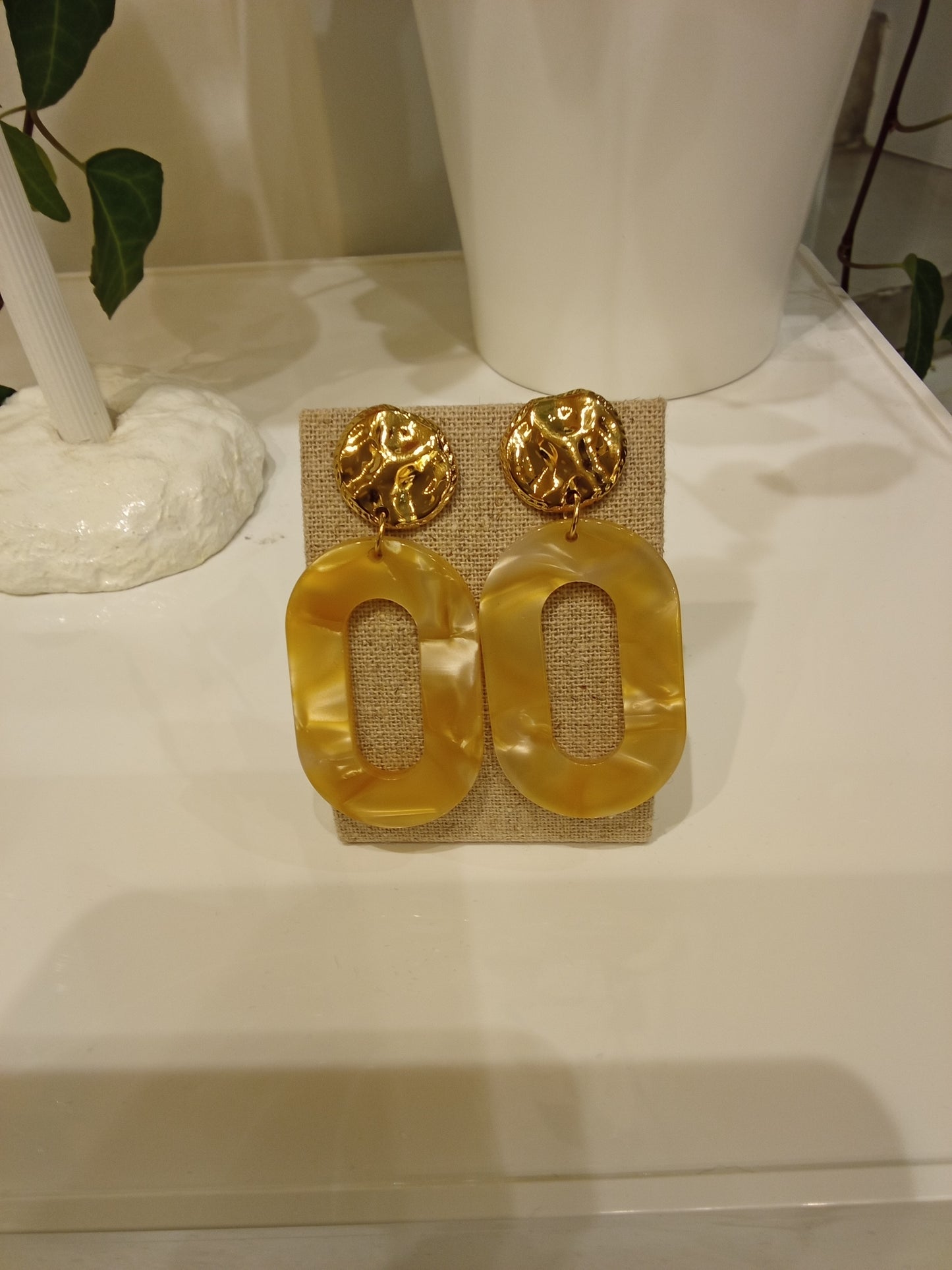 Acrylic earrings