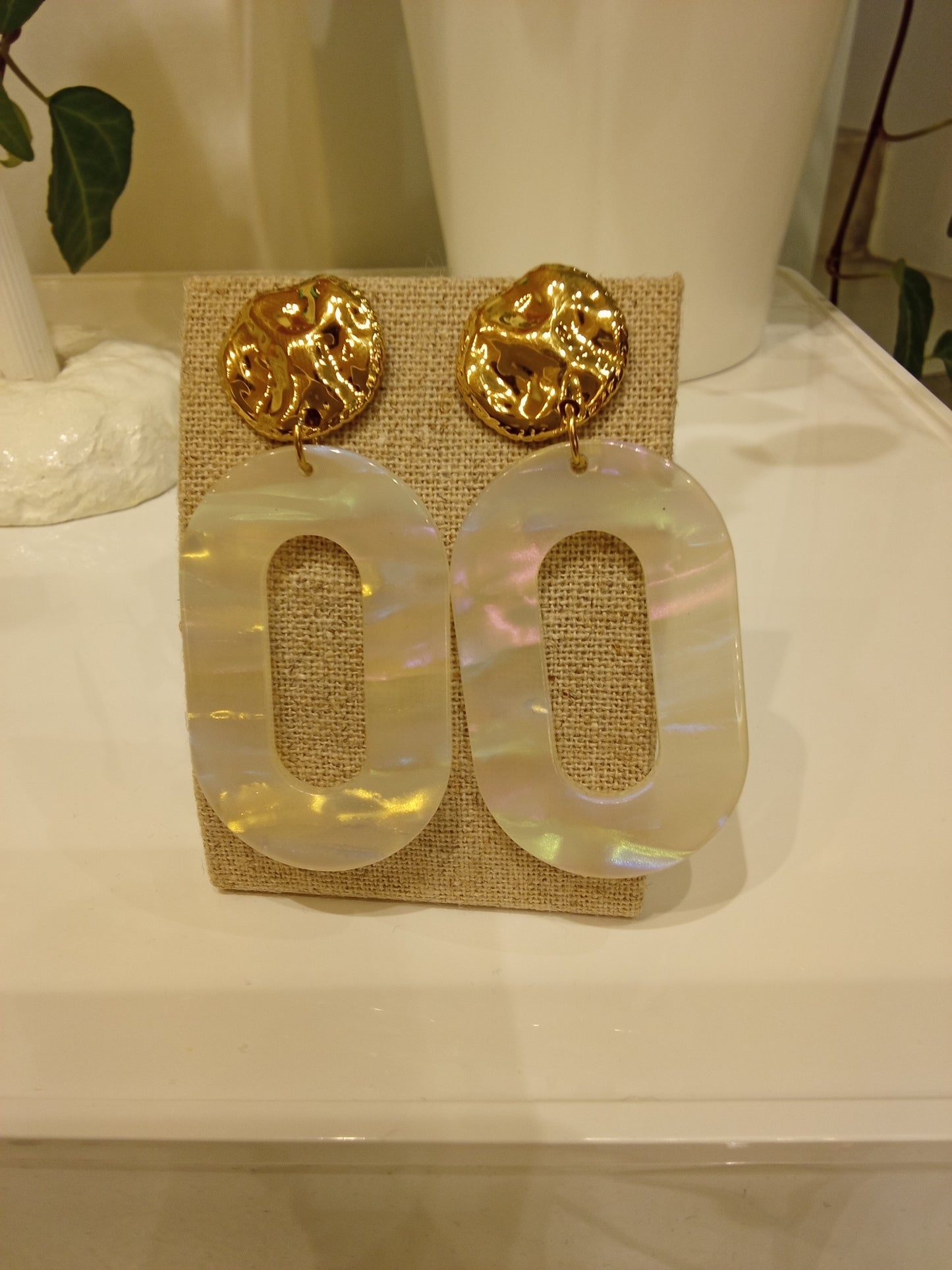 Acrylic earrings
