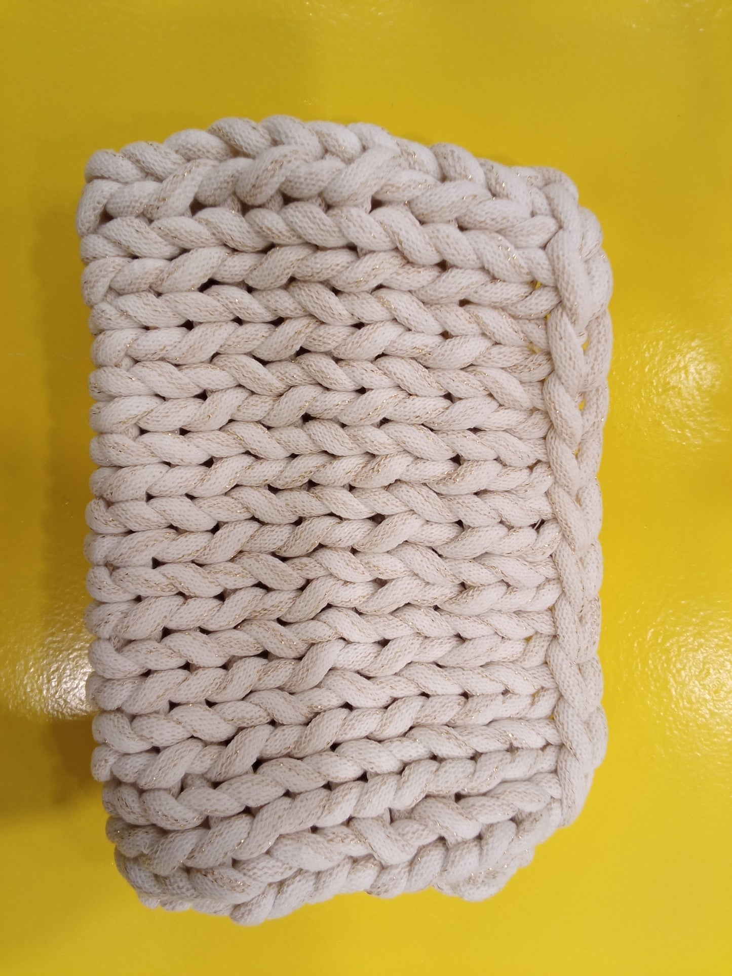 Makrame Clutch White