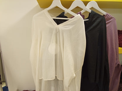 Johanna light v neck blouse S026