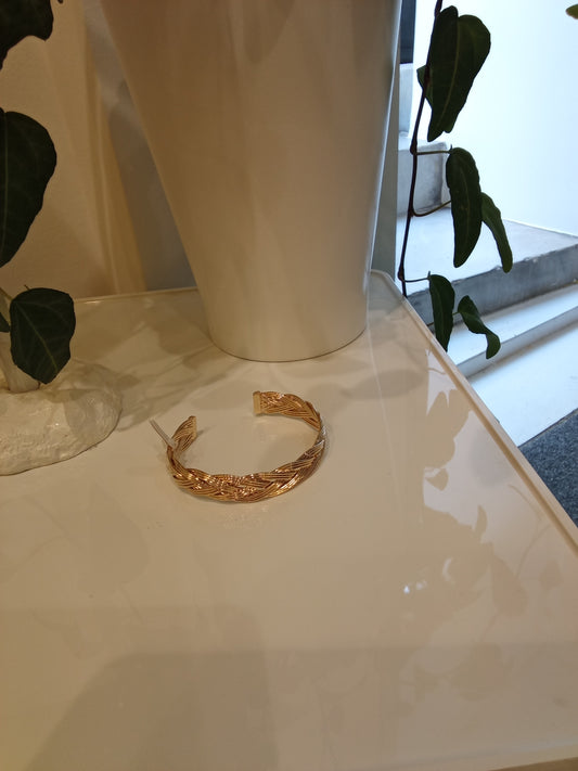 Braided cuff bracelet