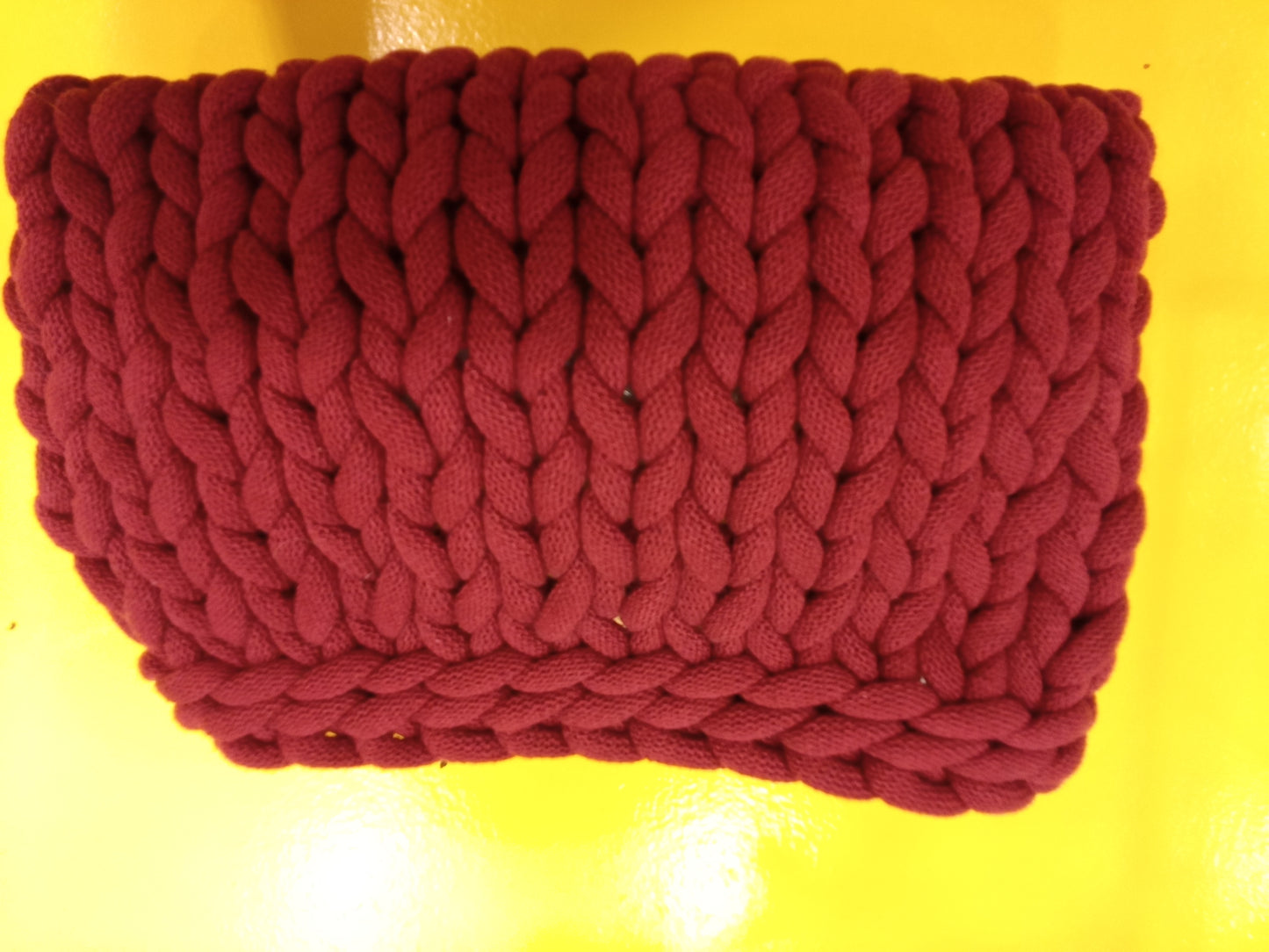 Makrame clutch red